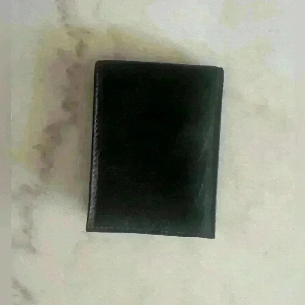 Perry Ellis black leather portfolio men’s wallet new without tags